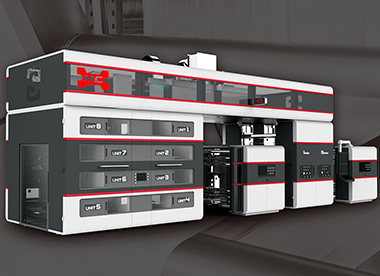 全伺服衛星式柔板印刷機